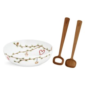 Kähler Hammershøi Christmas skål & salatbestik