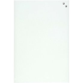 NAGA Glassboard magnetisk glastavle 40x60 cm, hvid