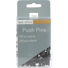 Office Push Pins | Sort | 100 stk.