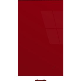 Vanerum Bright glastavle, 60 x 90 cm, rød