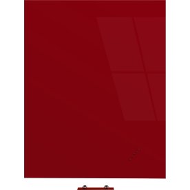 Vanerum Bright glastavle, 90 x 120 cm, rød