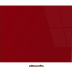 Vanerum Bright glastavle, 120 x 150 cm, rød