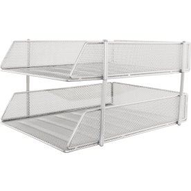 Office MESH Brevbakkesæt | 2 bakker | Sølv