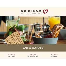 Oplevelsesgave - Cafe & bio for 2