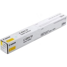 Canon CEXV51 lasertoner, gul, 26.000s