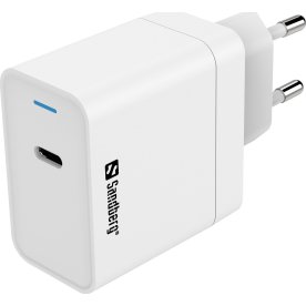 Sandberg Strømforsyning USB-C hvid, 65W