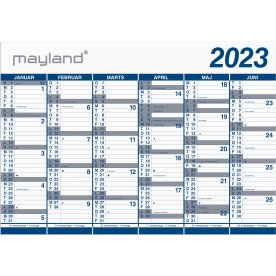 Mayland 2023 Kæmpe kalender | Dobbeltsidet