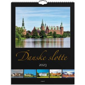 Mayland 2023 Vægkalender | Danske slotte