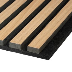 PREMIUM Akustikpanel, 25 mm, 244x60,5 cm, Lys eg