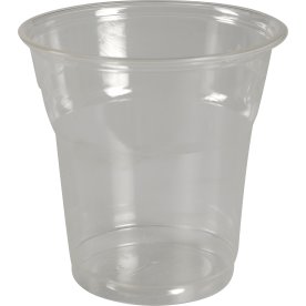 Plastikglas, PLA, Klar, 18 cl, 50 stk.