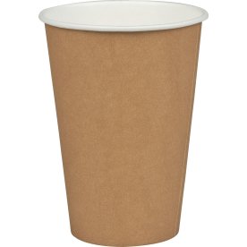 Papkrus med PE belægning, Natur, 20 cl, 100 stk