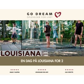 Oplevelsesgave - En dag på Louisiana for 2
