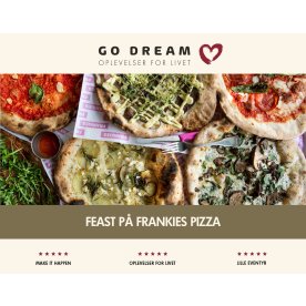 Oplevelsesgave - Feast på Frankies Pizza