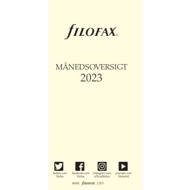 Filofax 2023 Refill | Personal | Måned