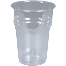 Plastikglas, PS, Klar, 40 cl, 50 stk.