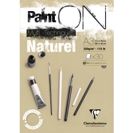 Clairefontaine PaintON Tegneblok | Naturel | A3