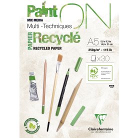 Clairefontaine PaintON Tegneblok | Recycled | A5