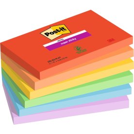 Post-it Super Sticky Notes | Playful | 76x127 mm