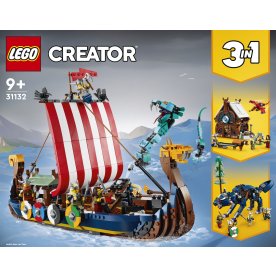 LEGO Creator 31132 Vikingeskib og Midgårdsormen