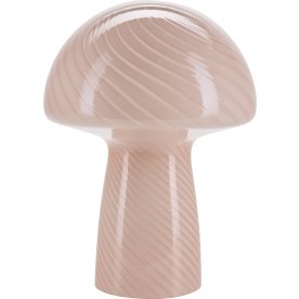 Bahne Mushroom bordlampe, stor rosa