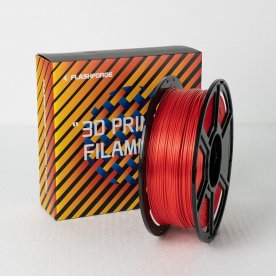Flashforge Silke 3D-print filament, 0,5 kg., rød