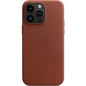 Apple iPhone 14 Pro Max læder cover, umbra