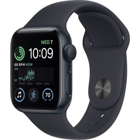 Apple Watch SE (GPS), 40mm, midnat, sport