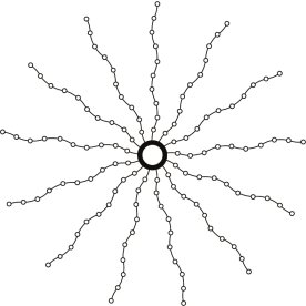 Sirius Knirke Tree-Top Lyskæde, 312 LED, L240 cm