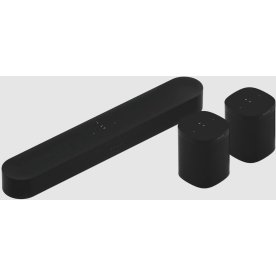 Sonos Beam (2. gen) + 2 x One SL højttaler, sort