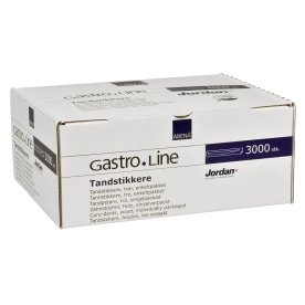 Tandstikker, Enkeltindpakket, Træ, 3000 stk.