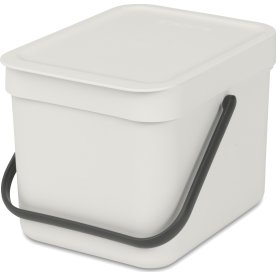 Brabantia Sort&Go, Sortering, 6 L, lysegrå