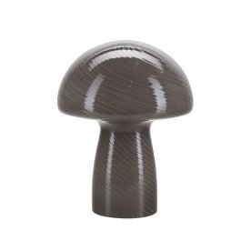 Bahne Mushroom bordlampe, stor grå