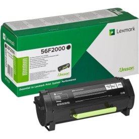 Lexmark 56F2000 (return) lasertoner, sort, 6000s