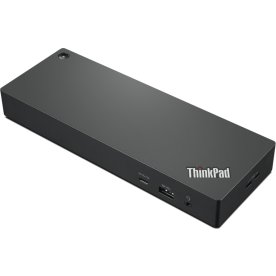 Lenovo Thinkpad thunderbolt 4 dockingstation, sort
