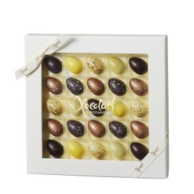Xocolatl Yellow Easter Miniæg, 25 stk