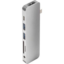 Hyper Solo 7-i-1 USB-C Hub, sølv
