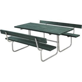 Plus Classic bord-bænkesæt m. ryg, ReTex, Grøn