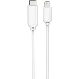 MicroConnect USB-C til lightning kabel, 2m, hvid