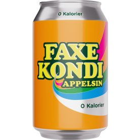 Faxe Kondi Appelsin 0 kalorier,  33 cl