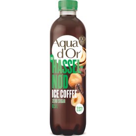 Aqua d'or Ice coffee hasselnød, 0,5 L