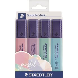 Staedtler Highlighter | Pastel | 4 farver