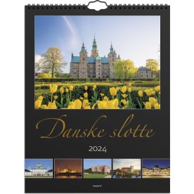 Mayland 2024 Vægkalender | Danske slotte