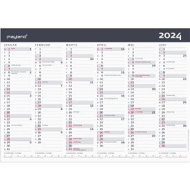 Mayland 2024 Kontorkalender | Moderne | A3