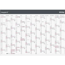 Mayland 2024 Kæmpe kalender | 1 x 13 mdr | Moderne