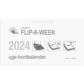 Mayland 2024 Flip-a-week bordkalender | Refill