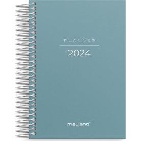 Mayland 2024 Mini spiralkalender | 1-dag | Tekstil