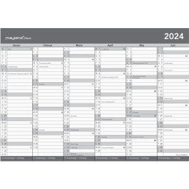 Mayland 2024 Basic kontorkalender | A4