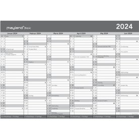 Mayland 2024 Basic kontorkalender | A3