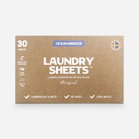 Laundry Sheets m. duft | Ocean Breeze | 30 ark