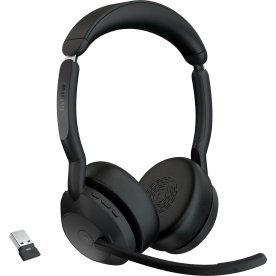 Jabra Evolve2 55 Link380a MS USB-A stereo headset